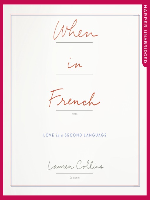 Cover image for When in French